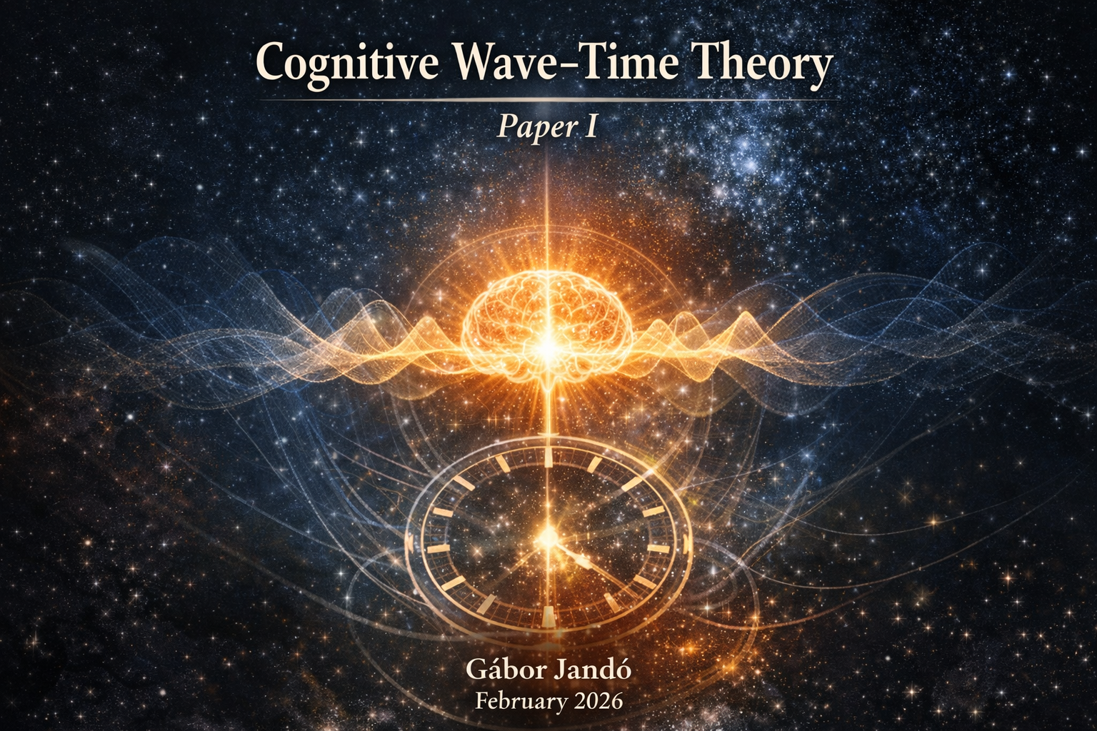 Cover of Cognitive Wave-Time Theory, Paper I